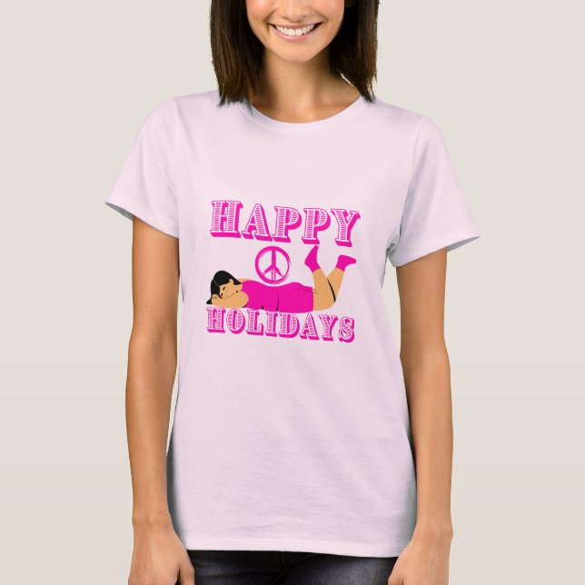 Happy Holidays T-Shirt (Vorderseite)