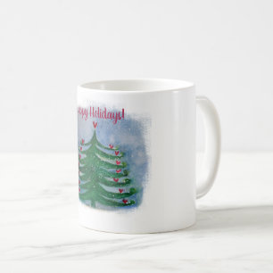 Happy Holidays Tasse