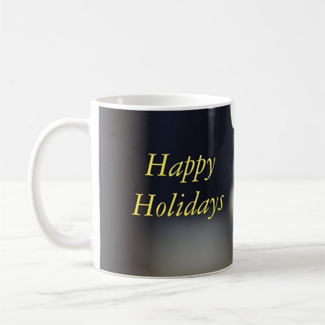 Happy Holidays Tasse. Kaffeetasse (Links)