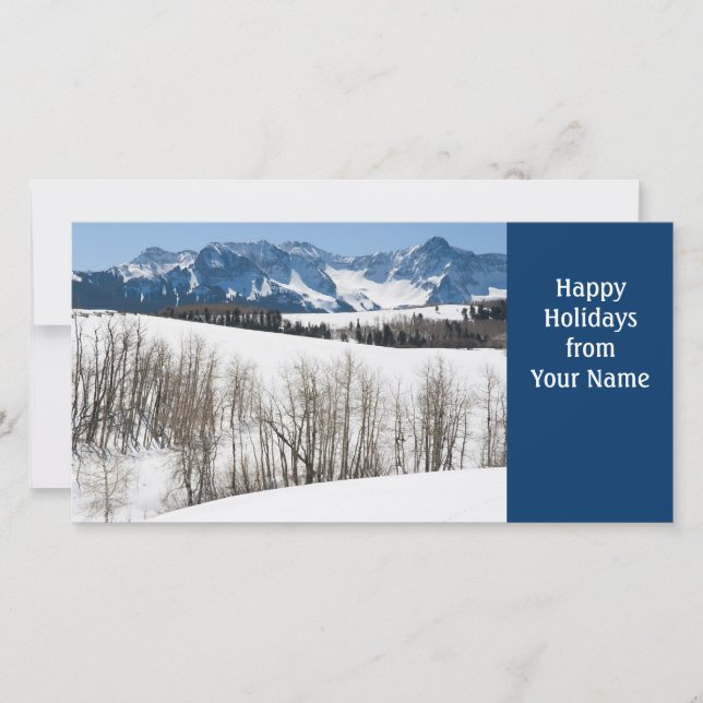 Happy Holidays Template Card Feiertagskarte (Vorderseite)