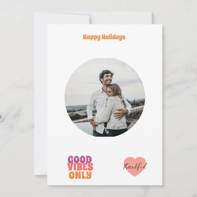 Happy Holidays Test Save The Date (Vorderseite)