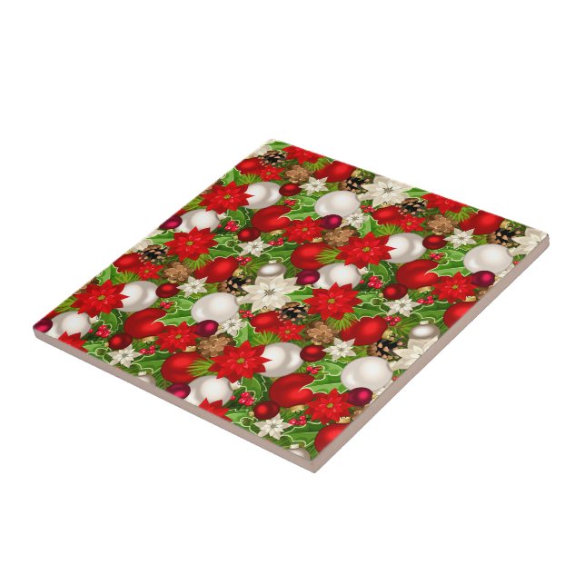 Happy Holidays Tile Fliese (Seite)