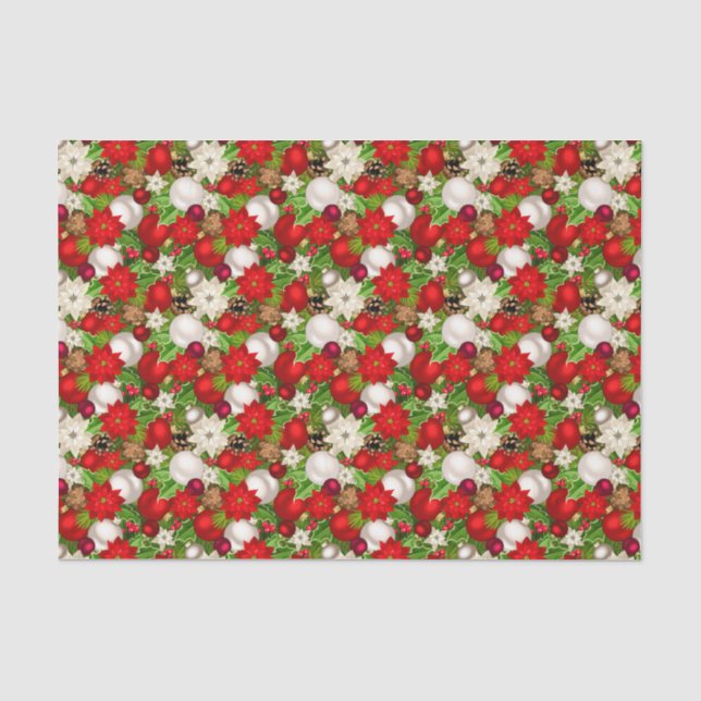 Happy Holidays Tissue Paper Seidenpapier (Vorderseite)