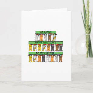 Happy Holidays to my Doctor Feiertagskarte
