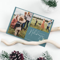 Happy Holidays Two Foto Family Christmas