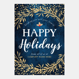 Happy Holidays und Business Danke