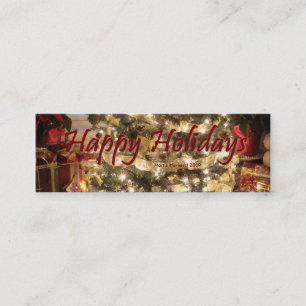 Happy Holidays - Visitenkarte