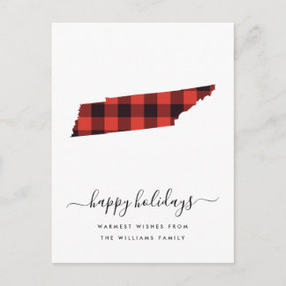 Happy Holidays | Warme Wünsche Tennessee Postkarte