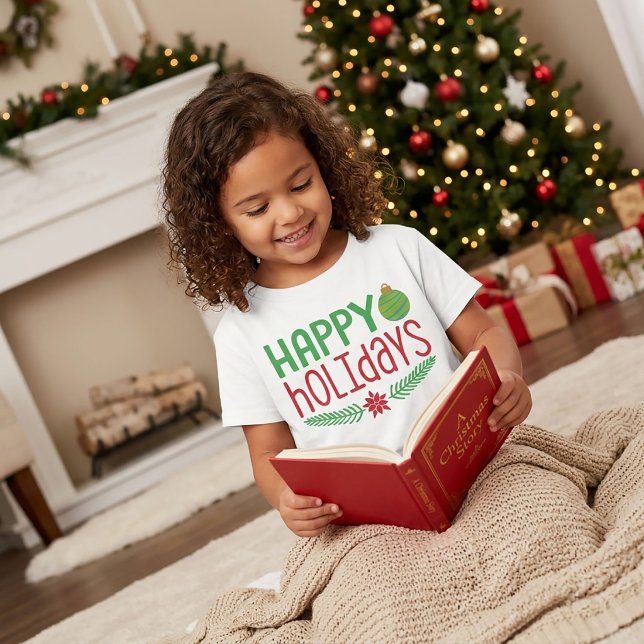 Happy Holidays Weihnachten T-Shirt (Von Creator hochgeladen)