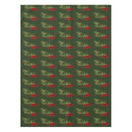 Happy Holidays Weihnachten Tischdecke