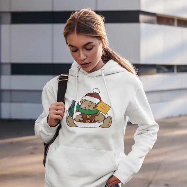 Happy Holidays Weihnachtsbär Hoodie (Von Creator hochgeladen)