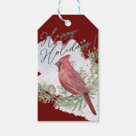 Happy Holidays Weihnachtsgeschenk Tag Geschenkanhänger