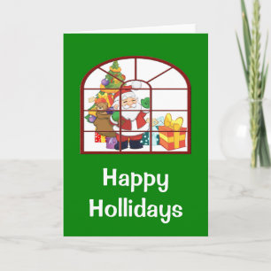 Happy Holidays Weihnachtskarte Feiertagskarte