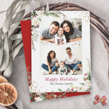 Happy Holidays Winter Botanisches Foto 2