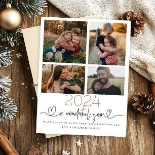 Happy Holidays Winter Foliage Urlaubskarte Feiertagskarte