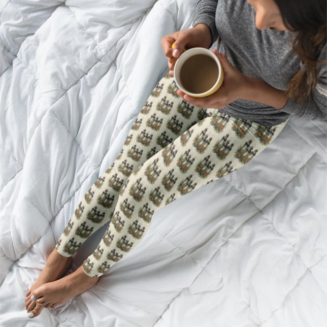 Happy Holidays Winter Lanterns Leggings (Von Creator hochgeladen)