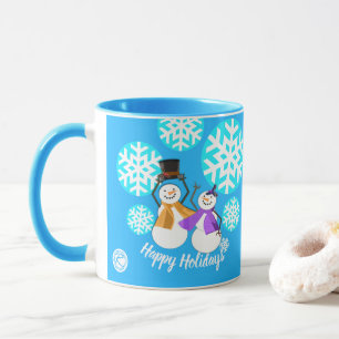 HAPPY HOLIDAYS Winterfreunde Tasse