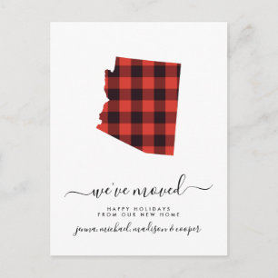 Happy Holidays Wir haben uns bewegt Arizona Postkarte