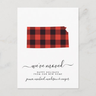 Happy Holidays | Wir haben uns bewegt | Kansas Postkarte