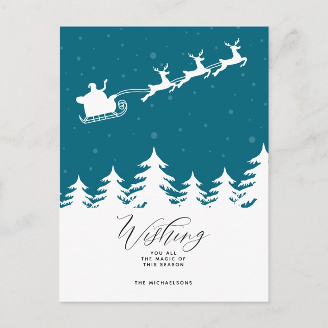 HAPPY HOLIDAYS | Wir wünschen Ihnen die ganze magi Postkarte (Vorderseite)