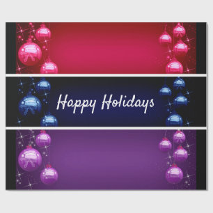 Happy Holidays Wrapping Paper Geschenkpapier