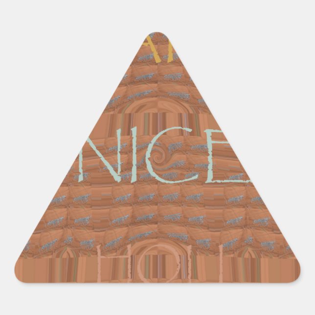 Happy Holidays Zebra Kunstdruckerei Dreieckiger Aufkleber (Vorderseite)