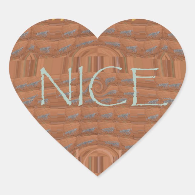 Happy Holidays Zebra Kunstdruckerei Herz-Aufkleber (Vorderseite)