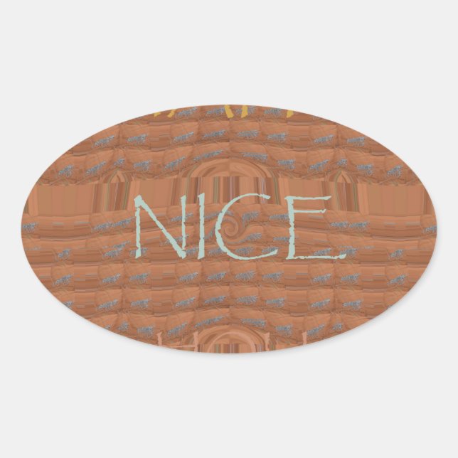 Happy Holidays Zebra Kunstdruckerei Ovaler Aufkleber (Vorderseite)