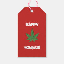Happy Holidaze Personalisiert Geschenkanhänger