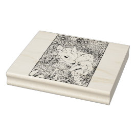 Happy Hollow Deer Gummistempel