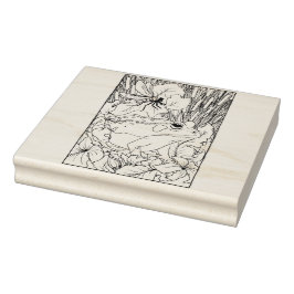 Happy Hollow Frog Gummistempel