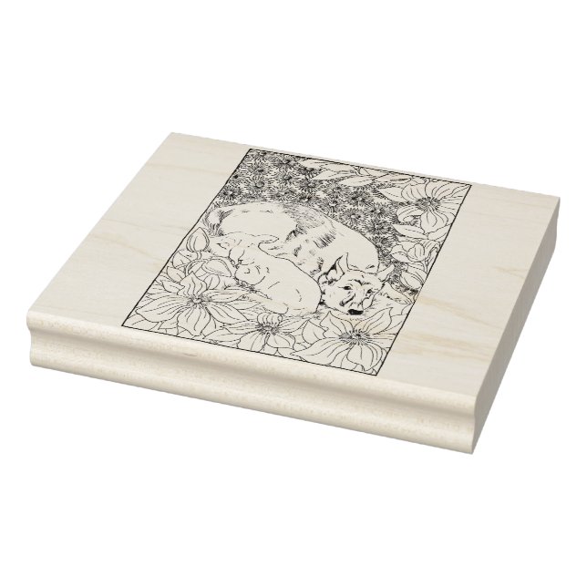 Happy Hollow German Shepherd Gummistempel (Stempel)