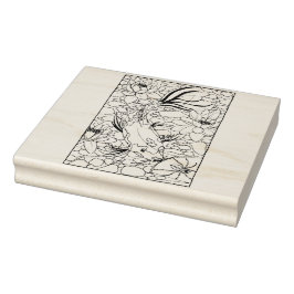 Happy Hollow Koi Gummistempel