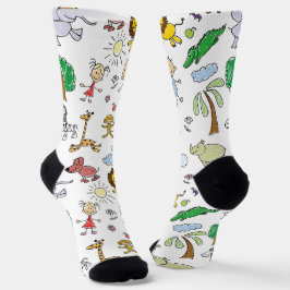 Happy Hollowing Cute Socks Socken