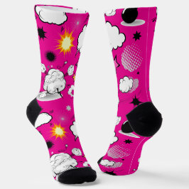 Happy Hollowing Cute Socks Socken