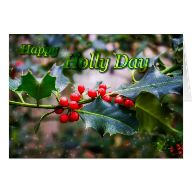 Happy Holly Day (Vorderseite (Horizontal))