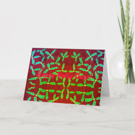 Happy Holly Days Holidays Weihnachtskarten Feiertagskarte