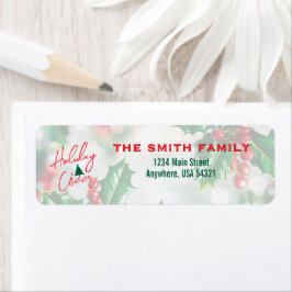 Happy Holly Dayz Custom Address Labels