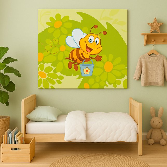 Happy Honey Bee Poster (Von Creator hochgeladen)