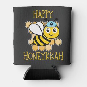 Happy Honeykah Honey Bee Hanukkah Jewish Dosenkühler
