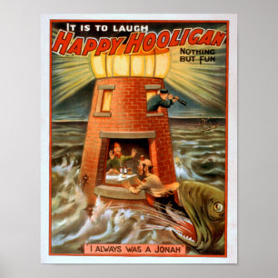 Happy Hooligan Lighthouse und Jonah Play Poster
