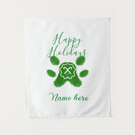 Happy Hop Hund Pfoten Candy Stock Tier Wandteppich