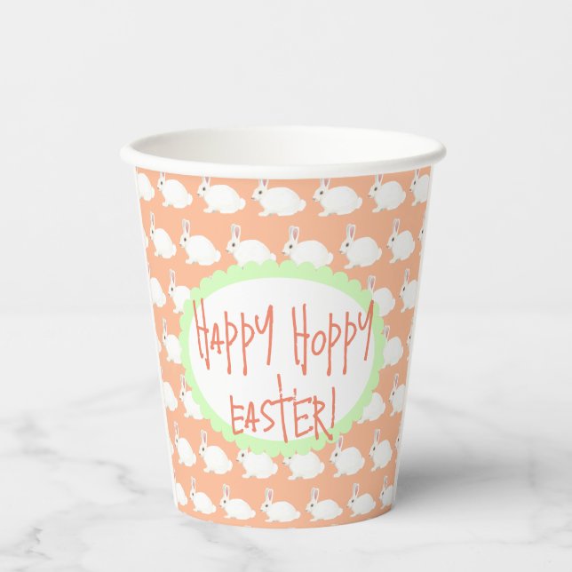 Happy Hoppy Oaster Paper Cup Pappbecher (Vorderseite)
