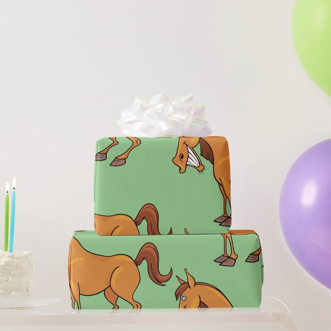 Happy Horse Geschenkpapier (Von Creator hochgeladen)