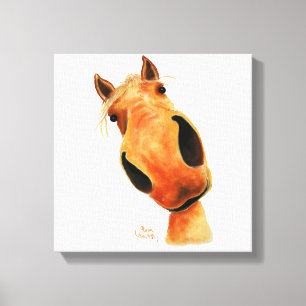 Happy Horse ' NuGGeT ' von Shirley MacArthur Leinwanddruck