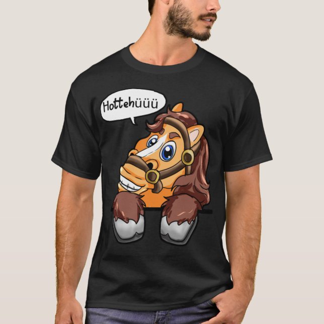 Happy Horse Reiten Pony Fantastische Weihnachten T-Shirt (Vorderseite)