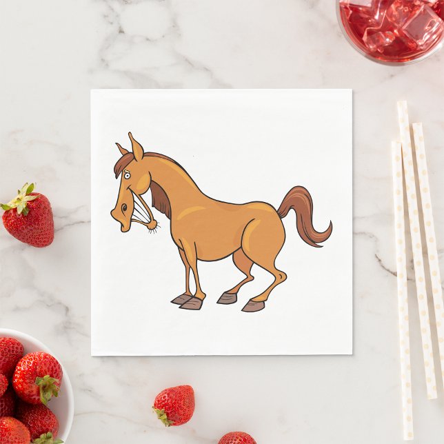 Happy Horse Serviette (Von Creator hochgeladen)