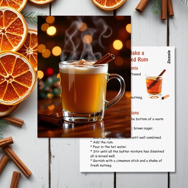 Happy Hot-Buttered Rum Day | January 17th Postkarte (Von Creator hochgeladen)