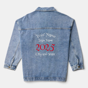 Happy Hour 2024 Junggeselle Junggesellin Ruhestand Jeansjacke