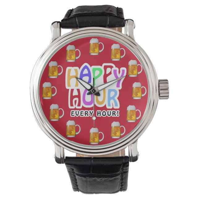 Happy Hour Armbanduhr (Vorderseite)